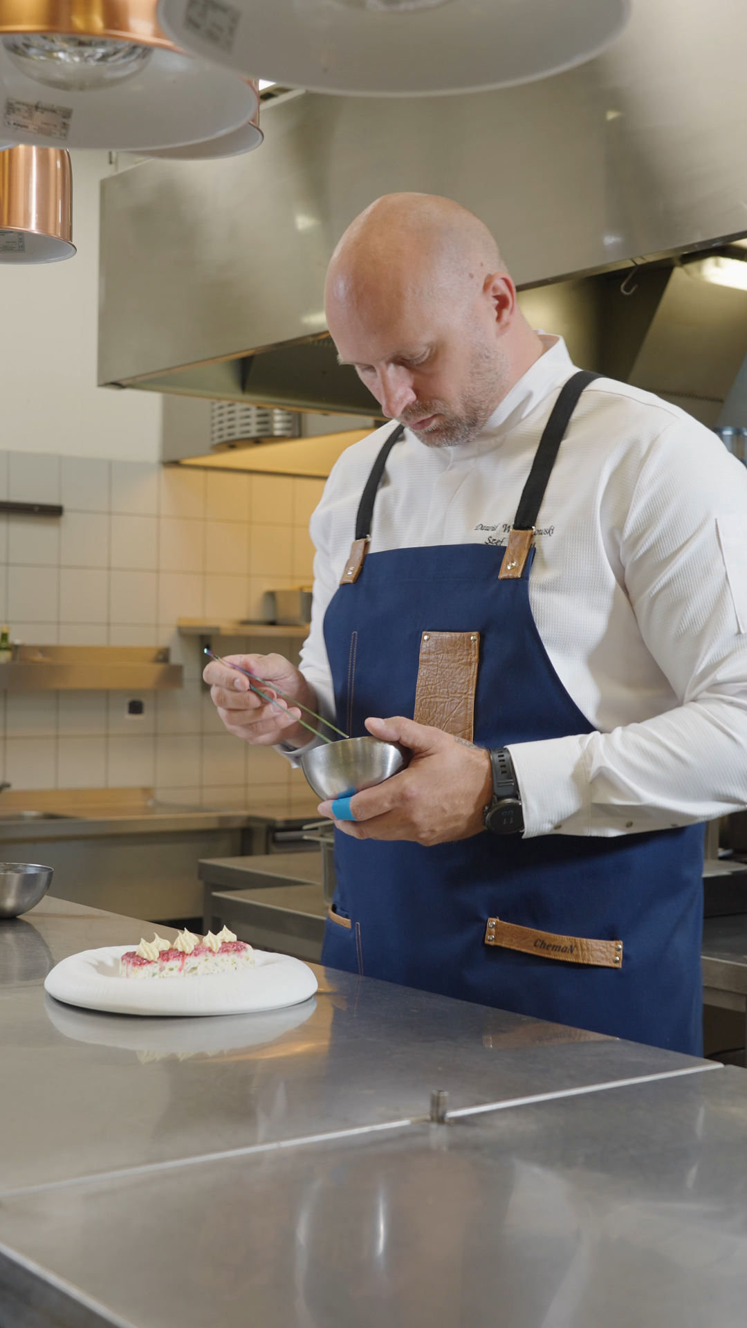 Fartuch kucharski wzór15F - zdjęcie 4