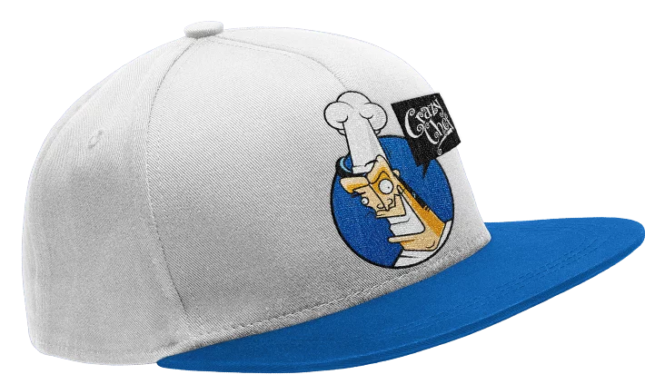 Czapka z daszkiem z haftowaną grafiką