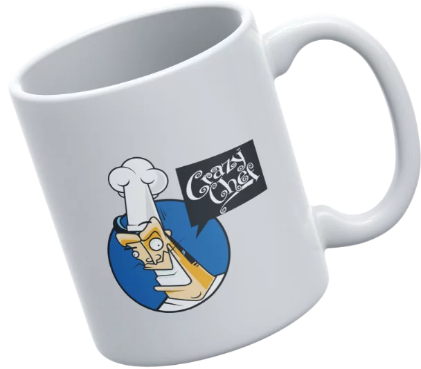 Kubek z nadrukiem Crazy Chef